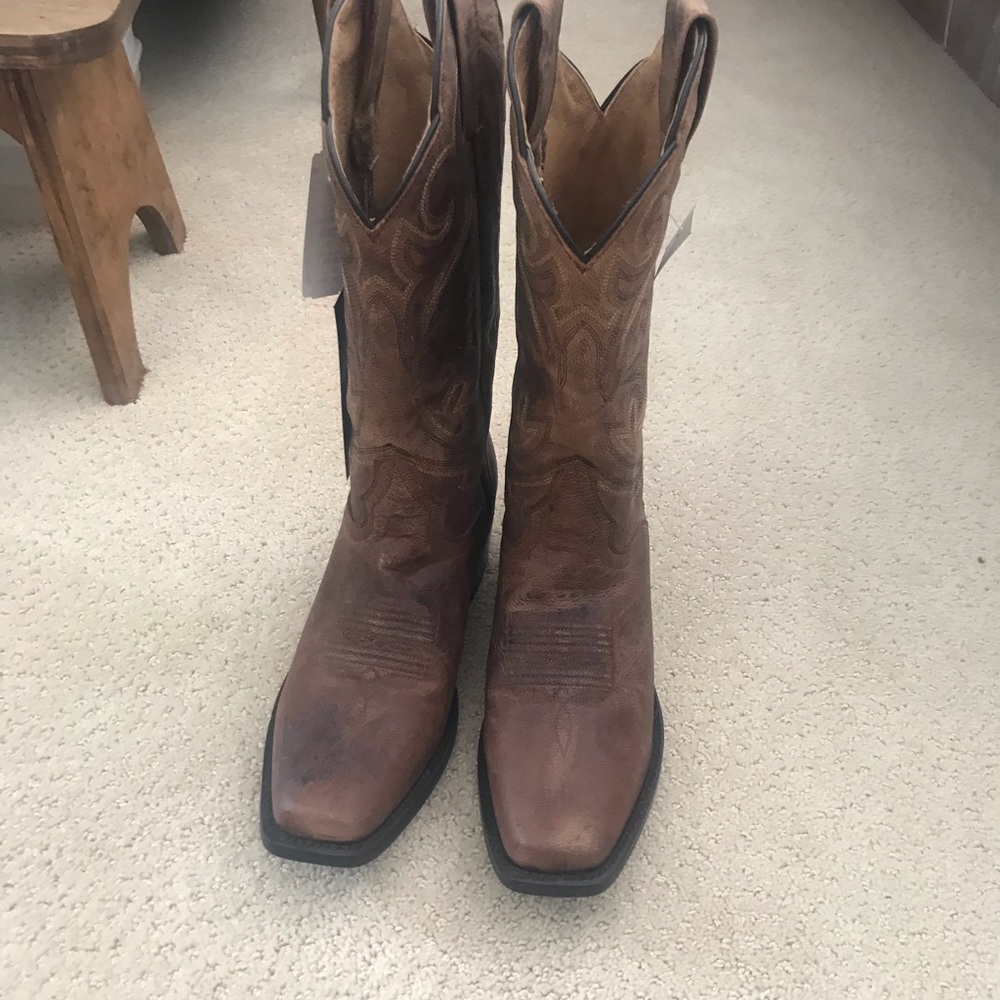 Cowboy boots. Bought is Nashville never worn.